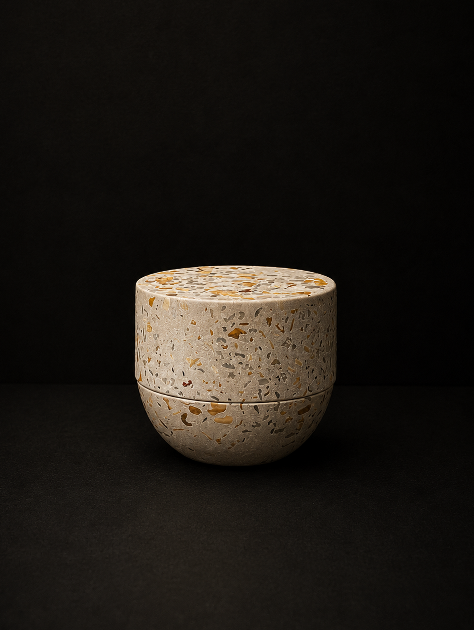 The Unwind Ritual Terrazzo  Incense Vessel