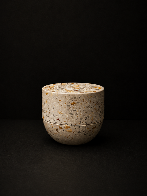The Unwind Ritual Terrazzo  Incense Vessel
