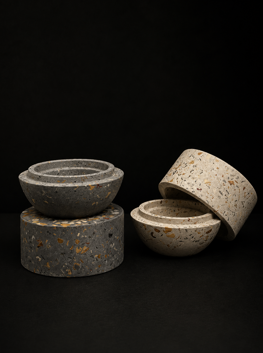 The Unwind Ritual Terrazzo  Incense Vessel
