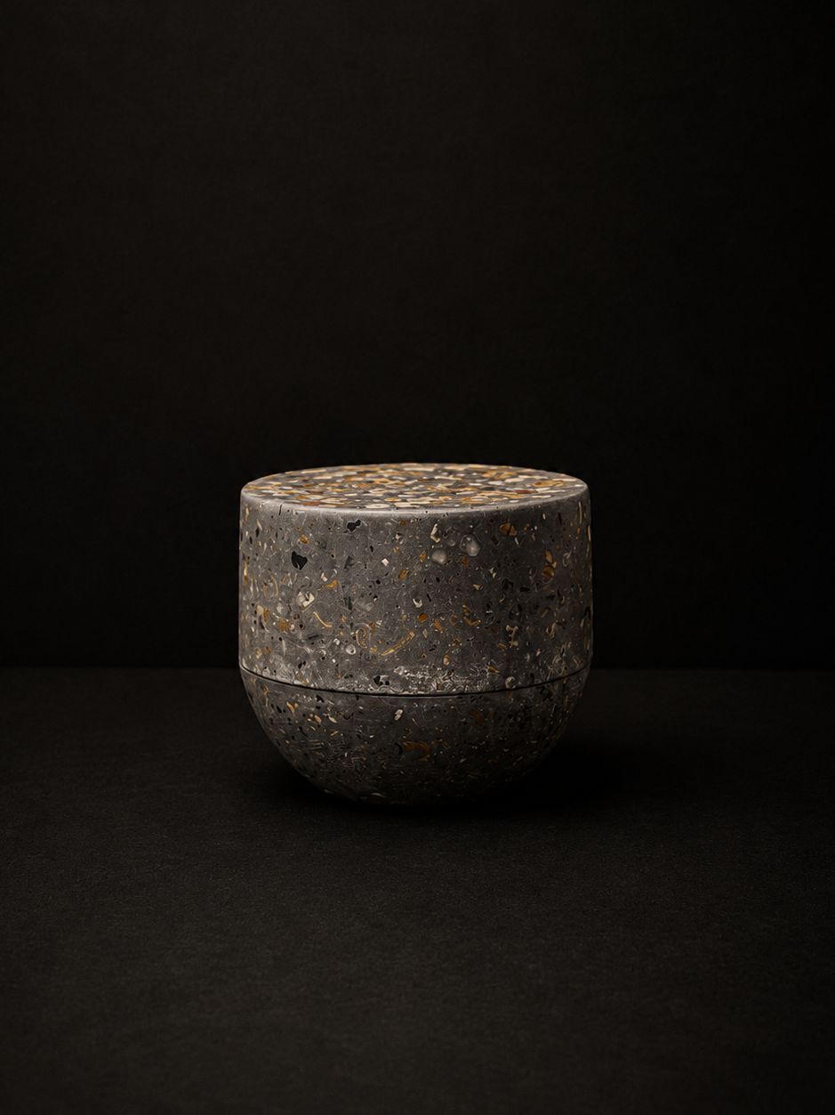 The Unwind Ritual Terrazzo  Incense Vessel